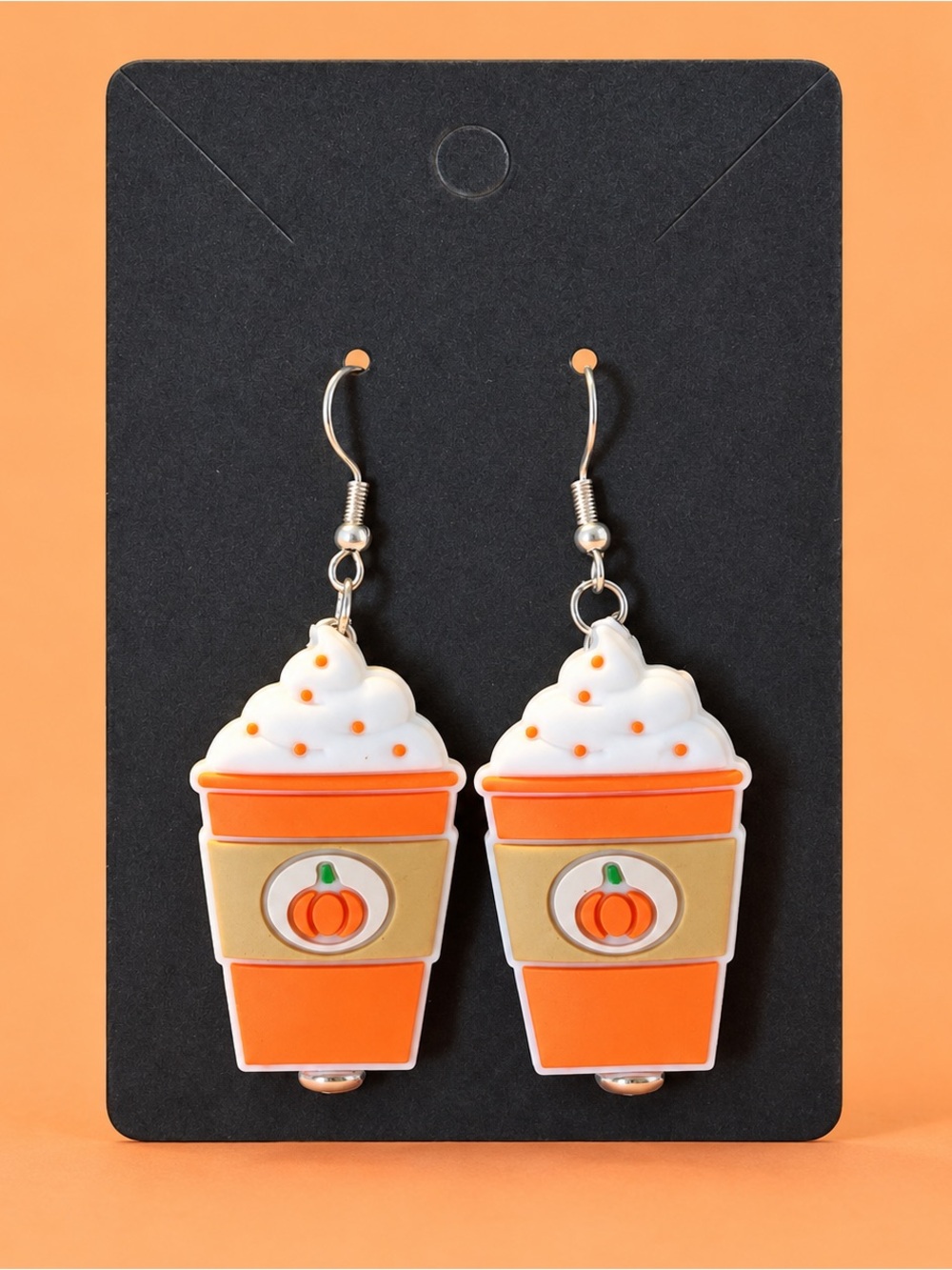 Pumpkin Spice Latte Earrings